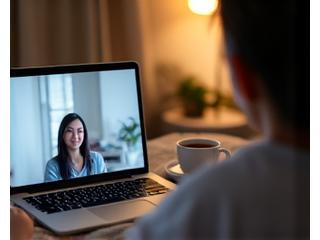 Online therapy session in progress