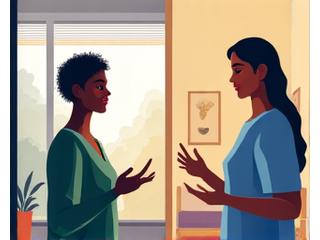 Therapist video call connection